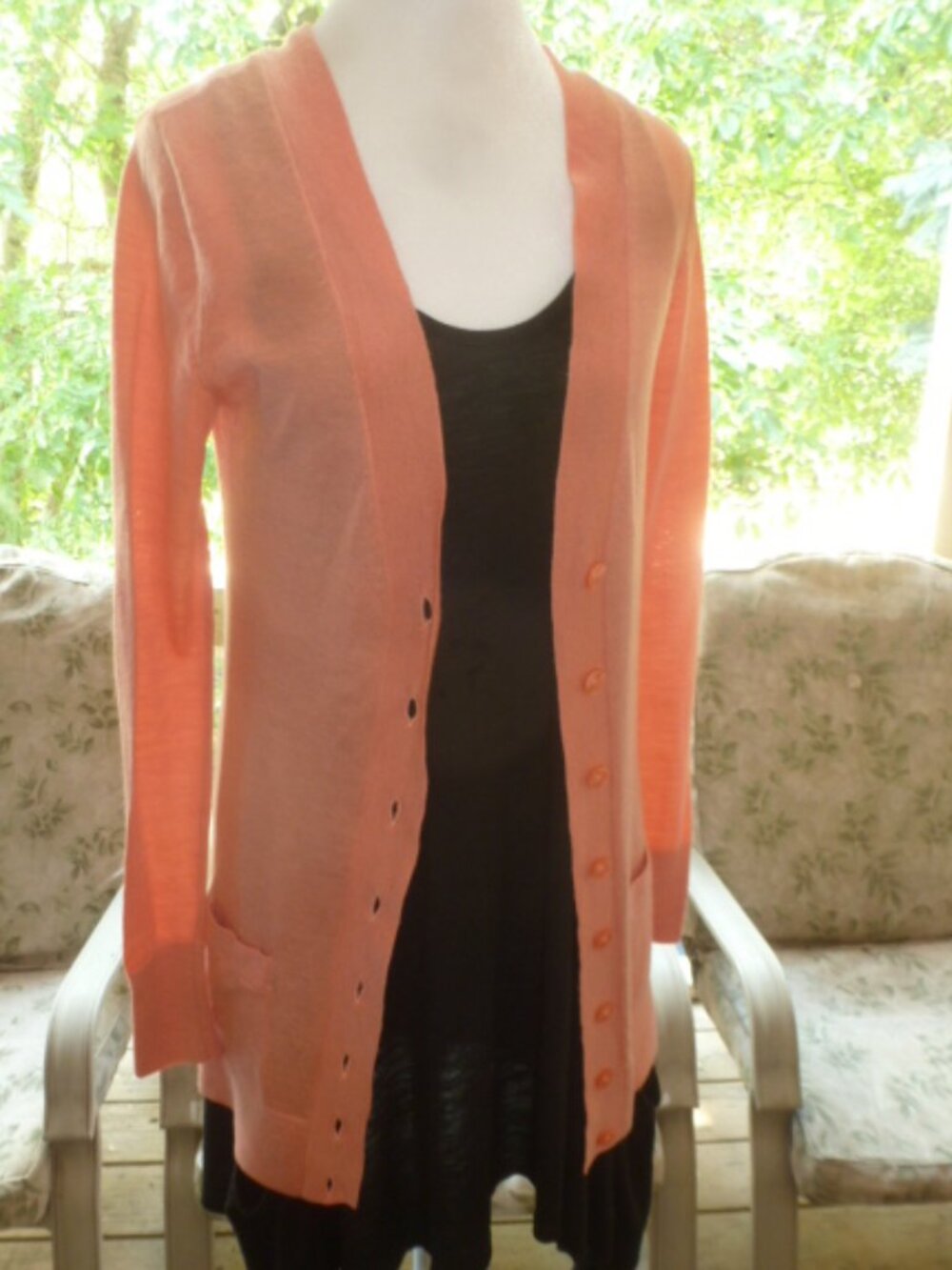 Halogen 100% Merino wool pink cardigan sweater | Size XS
